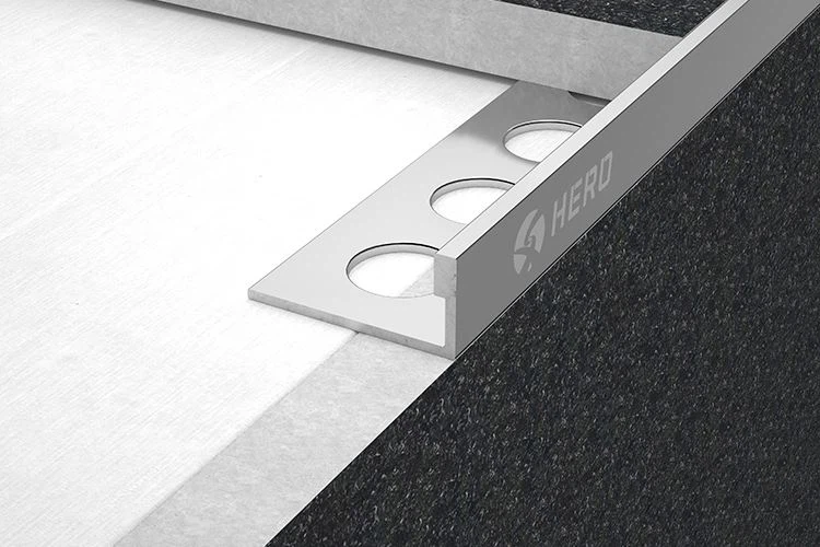 Stainless steel tile edge trim Stainless steel tile edge trim