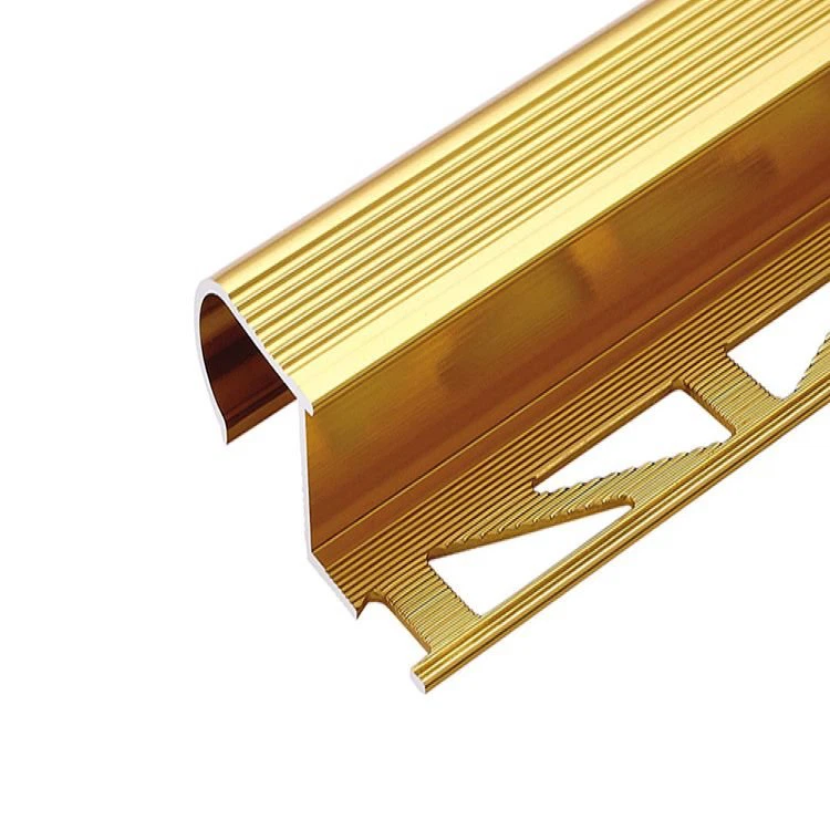 Laminate flooring stair nosing Gold