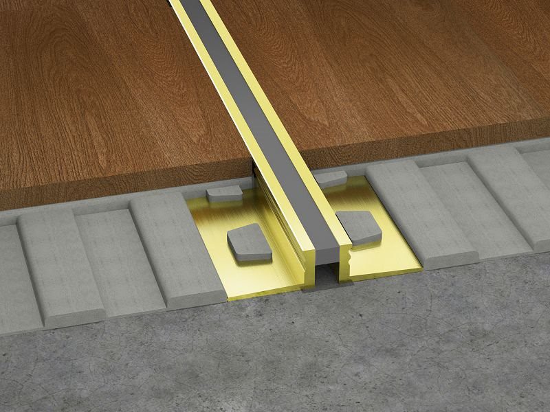Aluminium Alloy Floor Expansion Joints in Blockwork