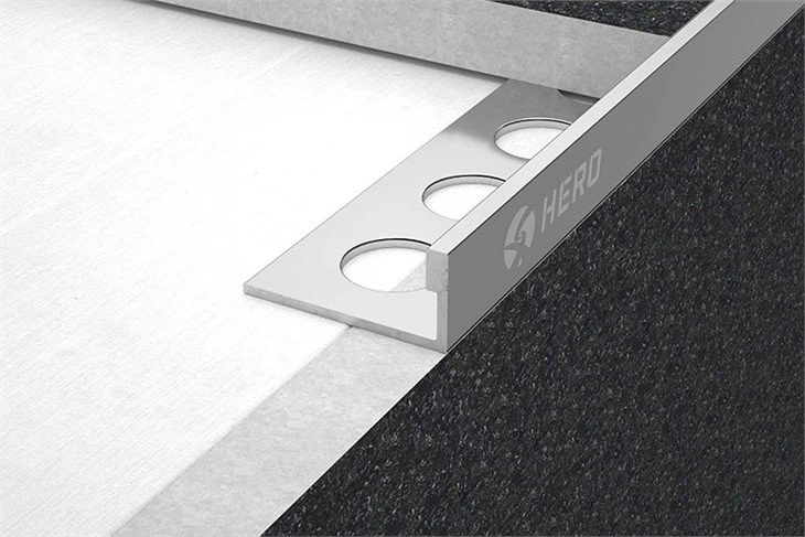 Stainless steel tile edge trim