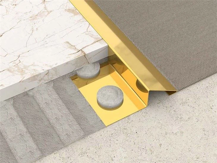 Stainless steel 0.188 Tile Edge Trim