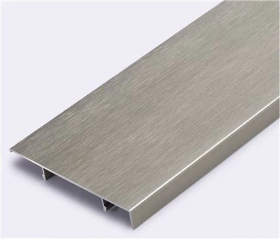 White Metal Baseboard Trim