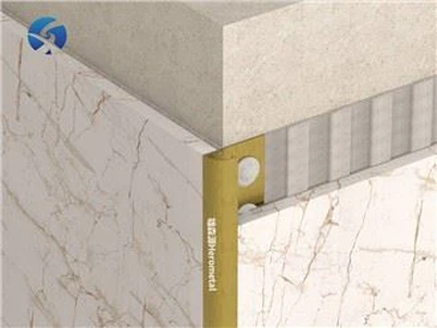 Brushed Brass Tile Edging