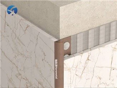 Square Brass Tile Trim