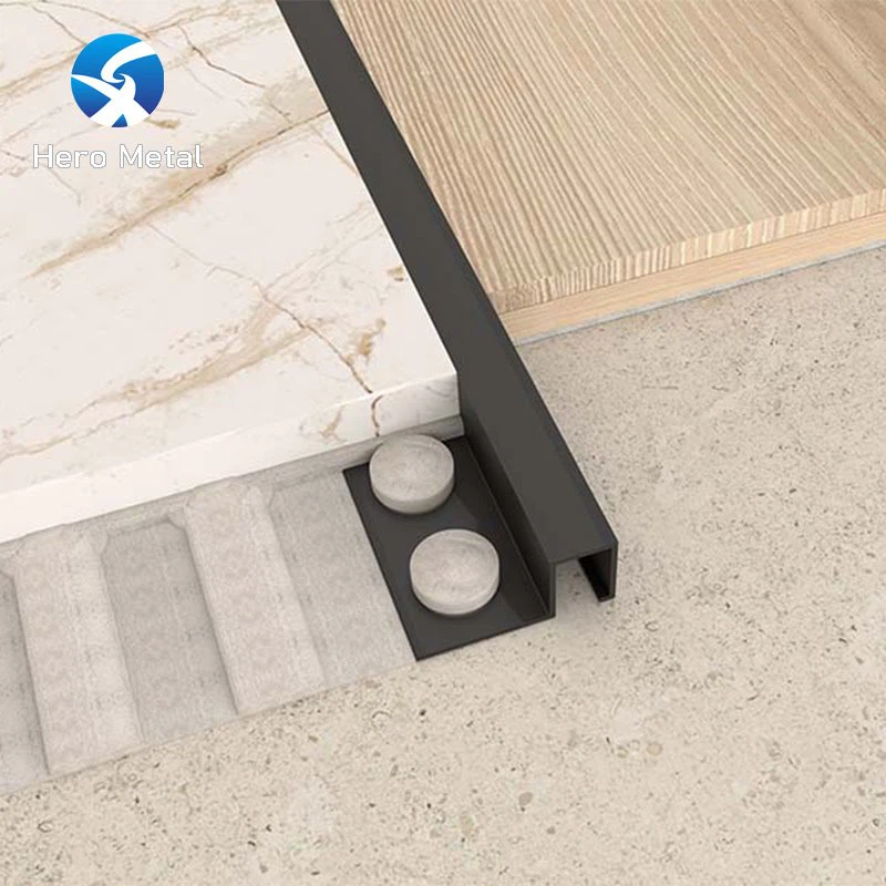Black Metal Tile Trim