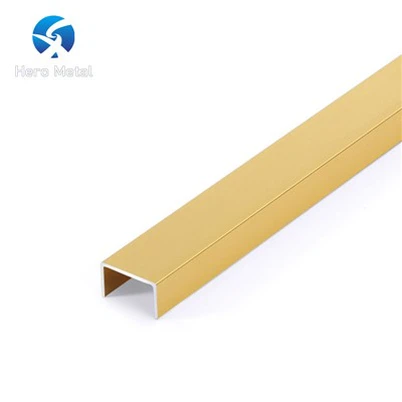 Aluminium U Shape Tile Trim