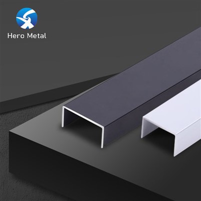 Aluminum Furniture Edge U Shaped Trim