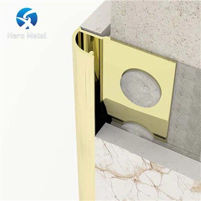 Brushed Chrome Tile Trim 12mm