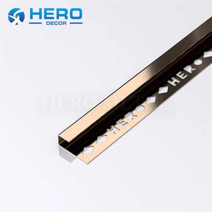 10mm Stainless Steel C Shape Tile Edge Trim