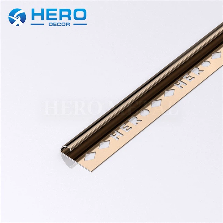 Stainless Steel Round Shape Tile Strip