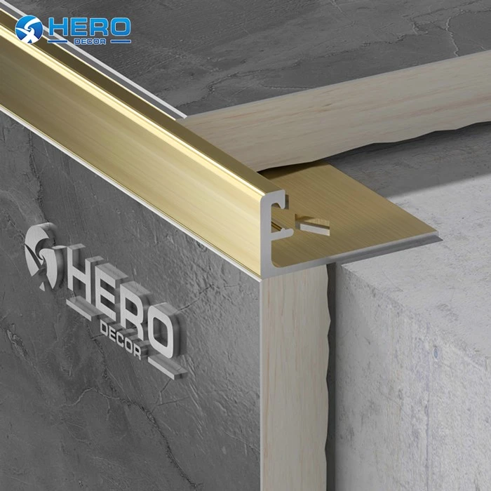 Aluminum L Shaped Tile Edging Trim suppliers