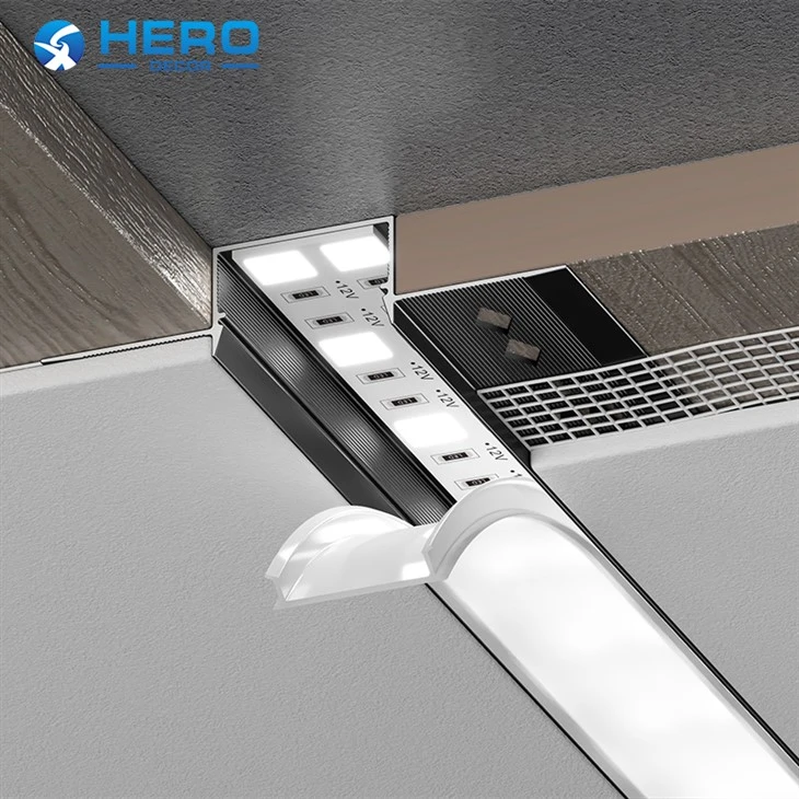 Led Aluminium Profile For Tiles factory