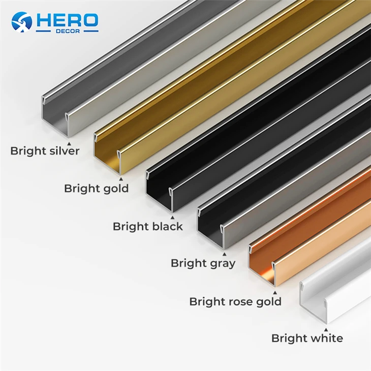 Stainless Steel U Channel Shower Glass Profile high quality