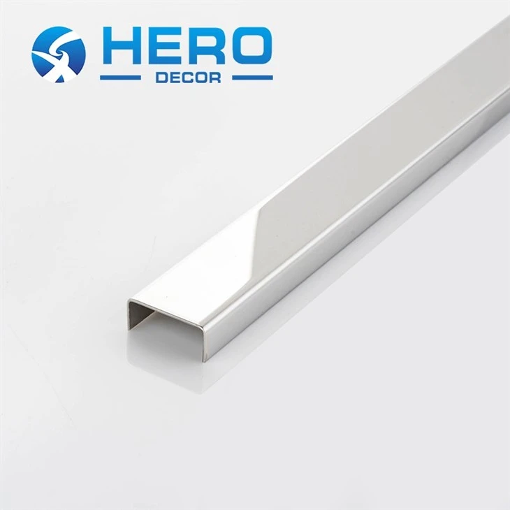 Stainless Steel Mirror Edge Trim U Shape suppliers