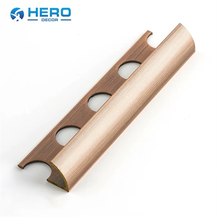 Brushed Brass Tile Edge Trim factory