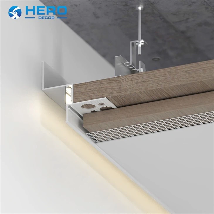 Aluminum Shadow Gap Ceiling Profile factory