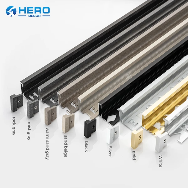 Aluminum Square Shape Chorme Tile Edge Trim best