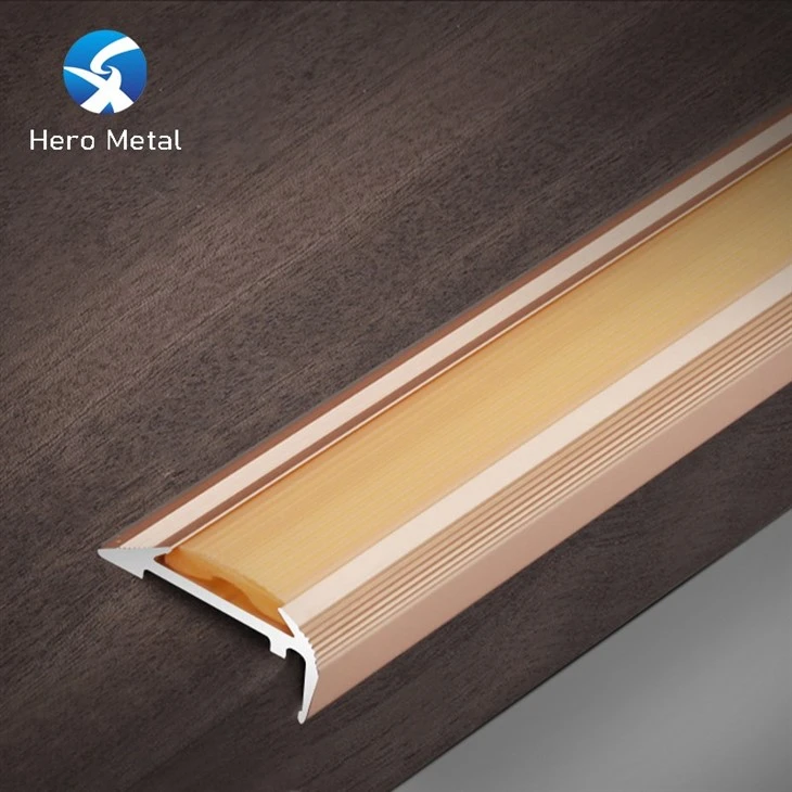 Aluminum Stair Nosing With PVC Rubber (3)