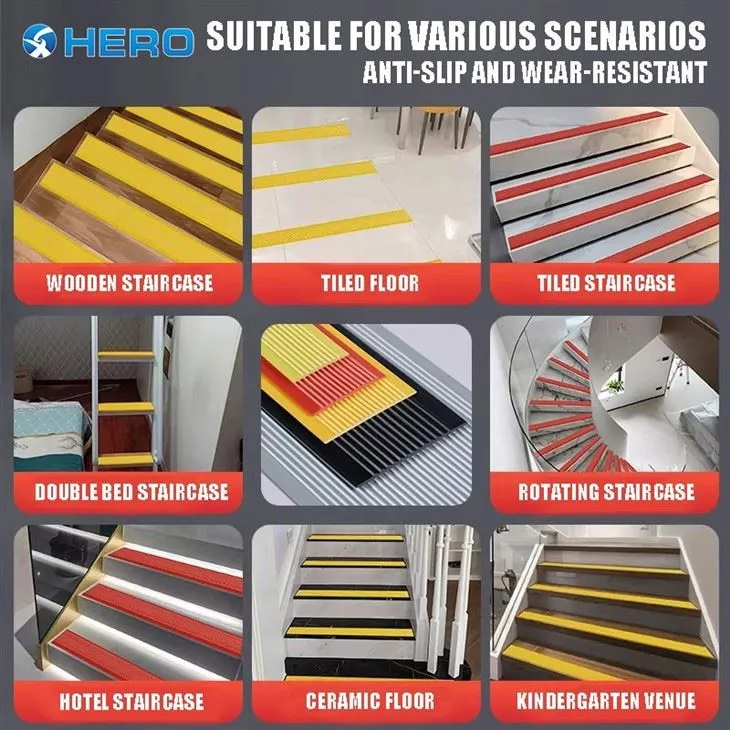 Anti Slip Rubber Stair Nosing factory