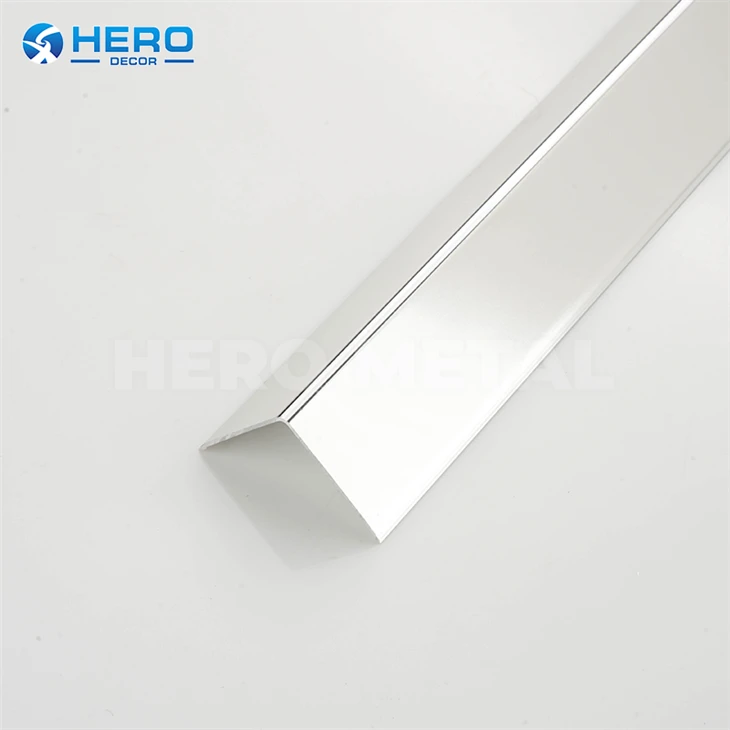 Brushed Stainless Steel Corner Trim factory