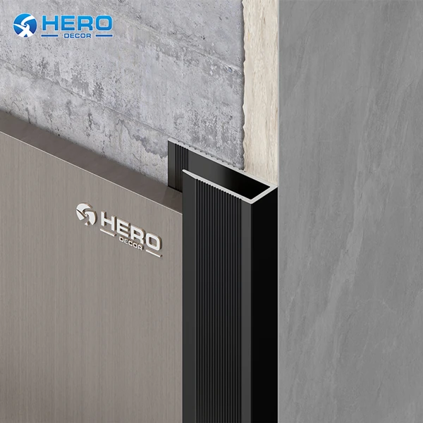 C-Shaped Aluminum Wall Panel Edge Trim factory