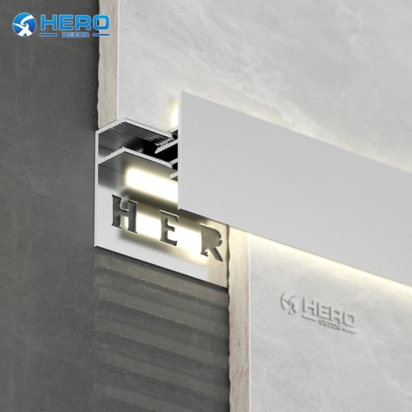 Clip-on LED Channel Hidden Linear Lighting Profile suppliers