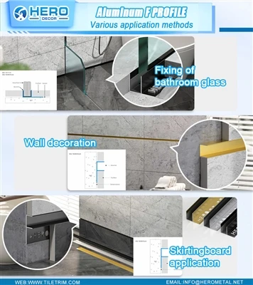 Aluminum F-shape Anodized Profile Introduction