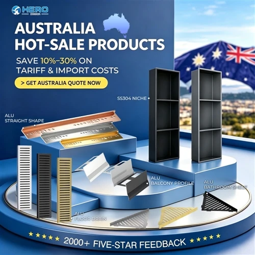 Australia Wholesale Popular Tile Profile Recommends: Alu& SS Architectural Ti...