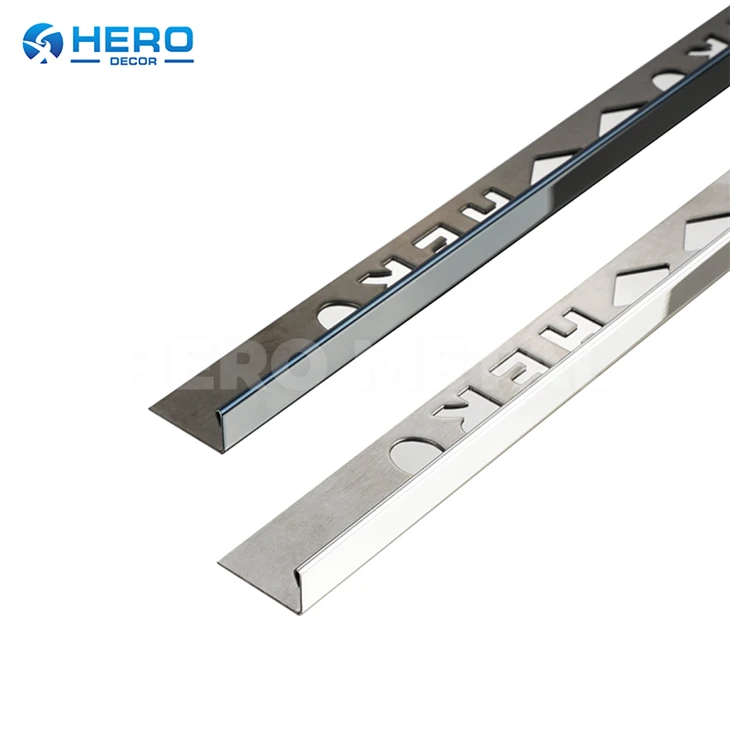 L Shaped Stainless Steel Edging Strip high quality