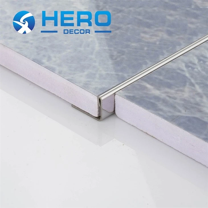 L Shaped Stainless Steel Edging Strip factory