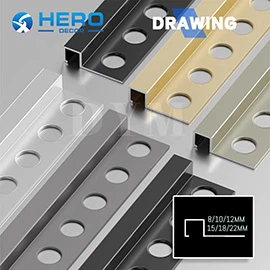 Square Edge Tile Trim Square Edge Tile Trim