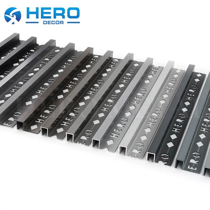 stainless steel square tile trim