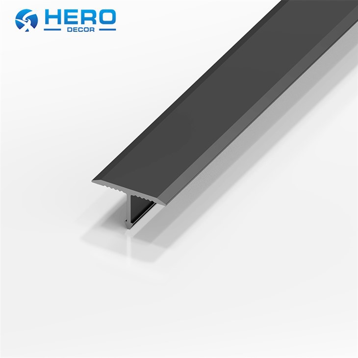  HM-T-001 Tile T Molding Aluminum Black