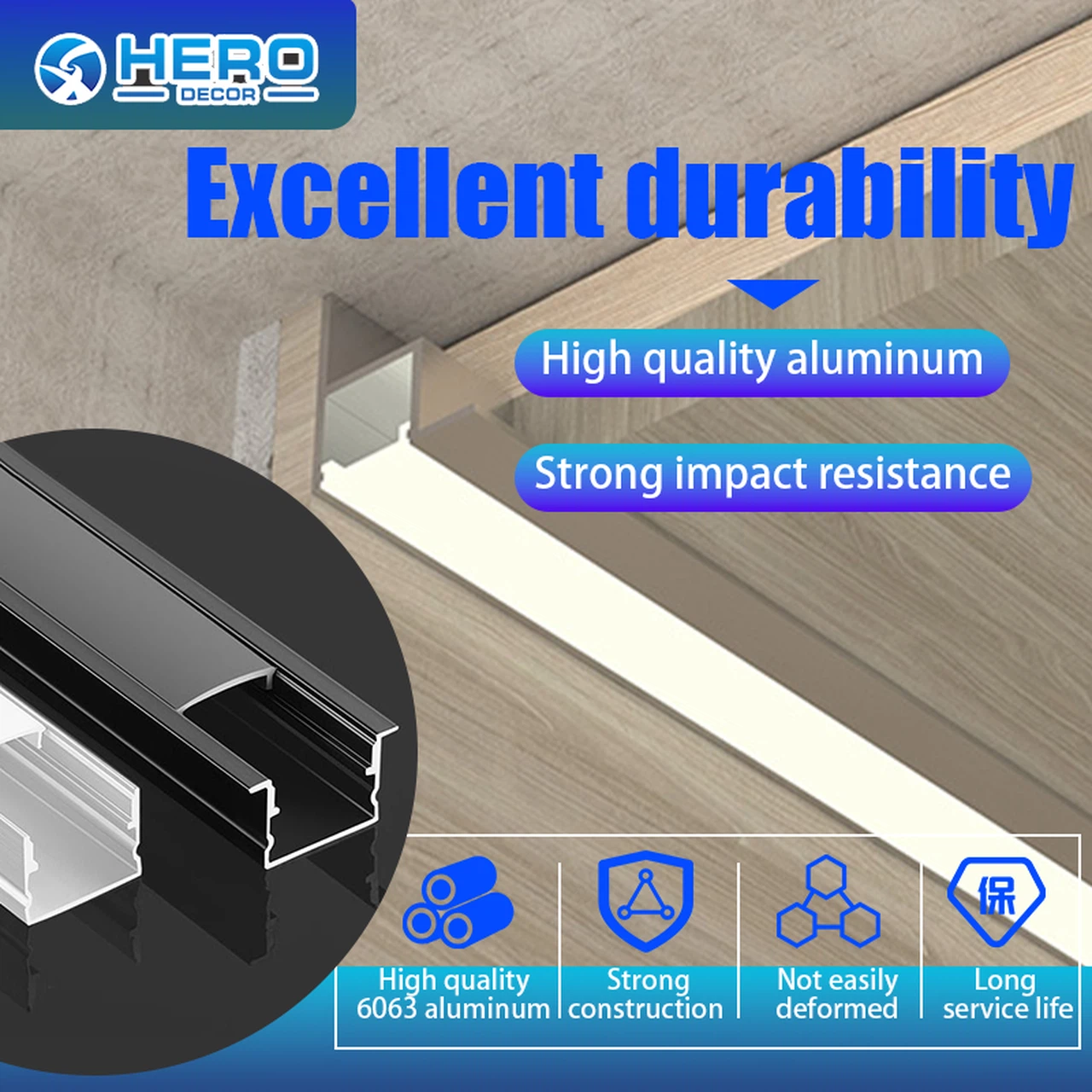 hero metal aluminum profile for led strip lighting hero metal aluminum profile for led strip lighting