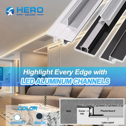 Heavy-duty aluminum wall mounted LED profile Heavy-duty aluminum wall mounted LED profile