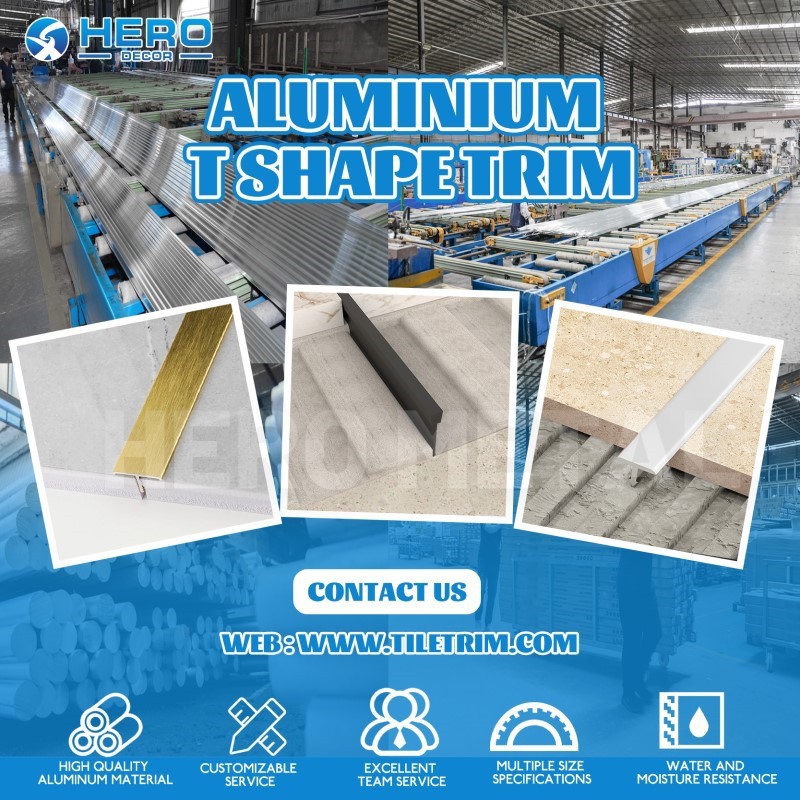 Anodized T Shape Aluminium Profile – Seamless Transition And Modern Design Anodized T Shape Aluminium Profile – Seamless Transition And Modern Design