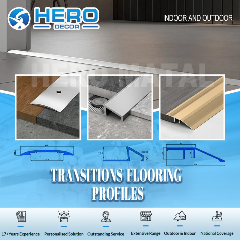 Floor Tile Transition Trim – Premium Aluminum Profile For Seamless Tile Transitions Floor Tile Transition Trim – Premium Aluminum Profile For Seamless Tile Transitions