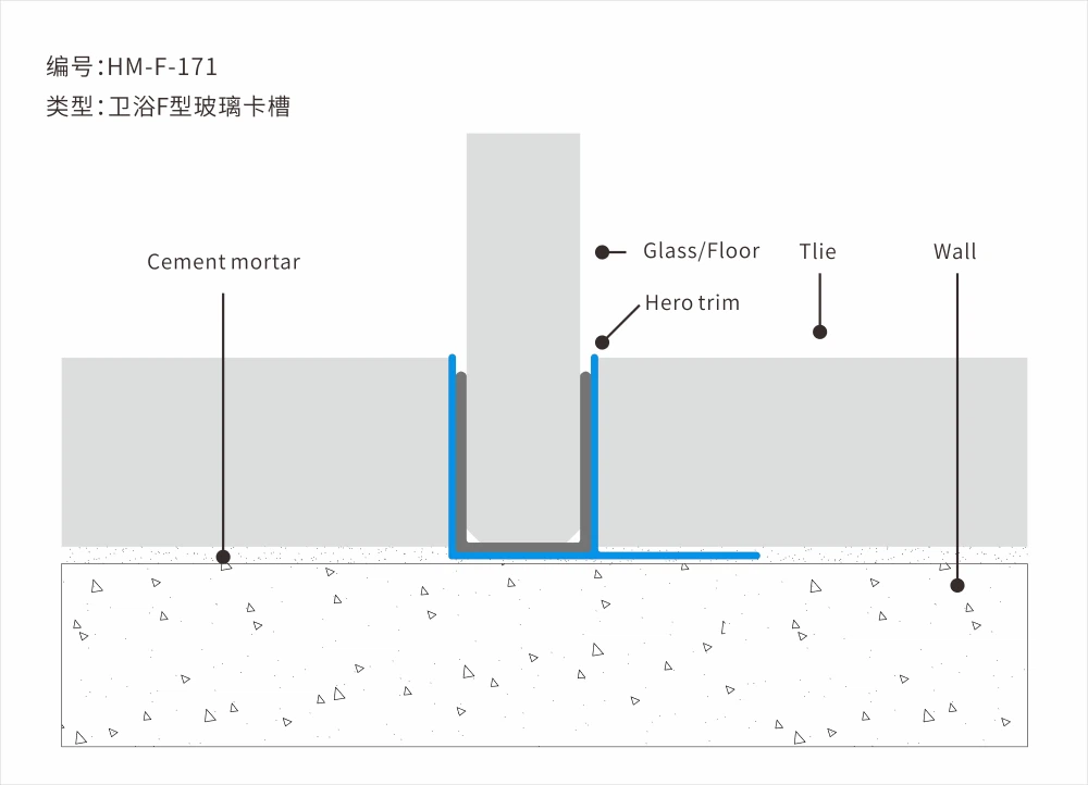 HM-F-071 Aluminum Shadow Gap HM-F-071 Aluminum Shadow Gap