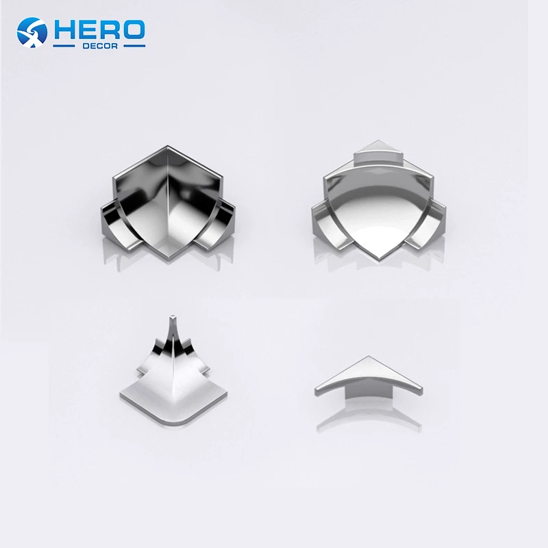 Stainless Steel internal Shape Tile Trim End Caps Stainless Steel internal Shape Tile Trim End Caps