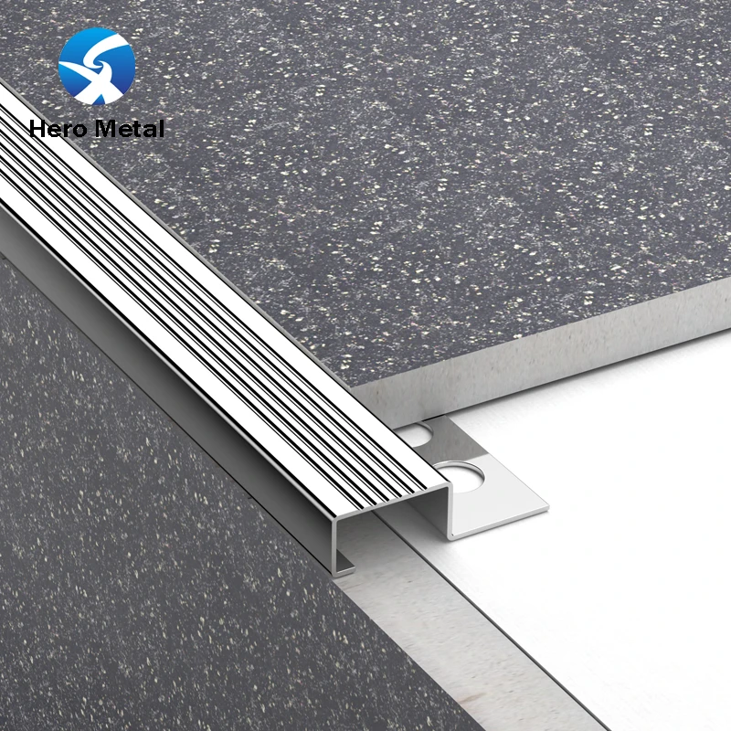 Stainless steel stair nosing