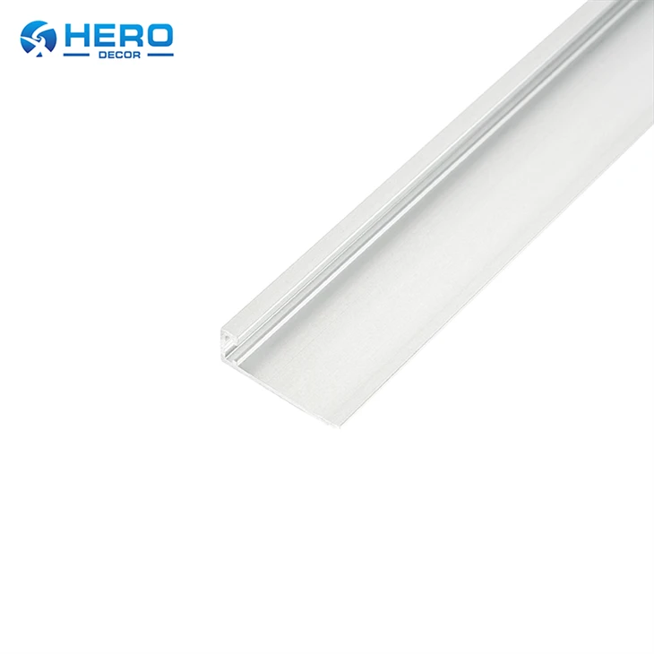 Slim Aluminum Corner Angle Skirting Profile manufacturers