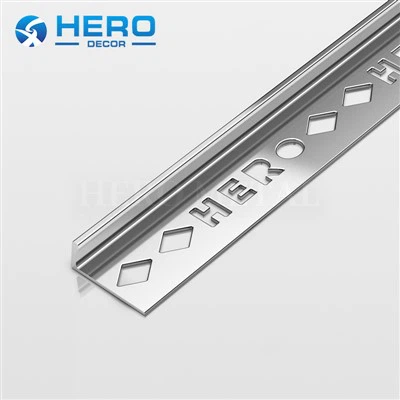 Aluminum L Shape Straight Tile Trim