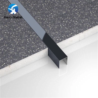 Stainless Steel U Shape Tile Trim Metal Edge For Tile