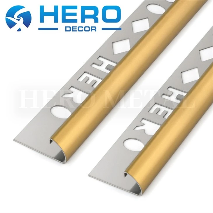 stainless tile trim