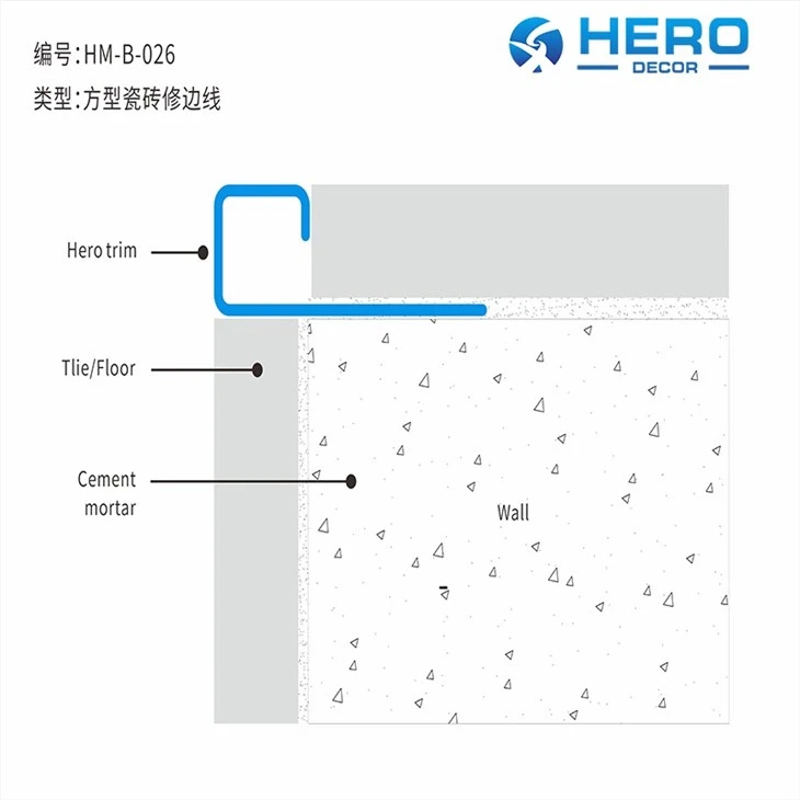 Stainless Steel Sqaure Trim Strips high quality