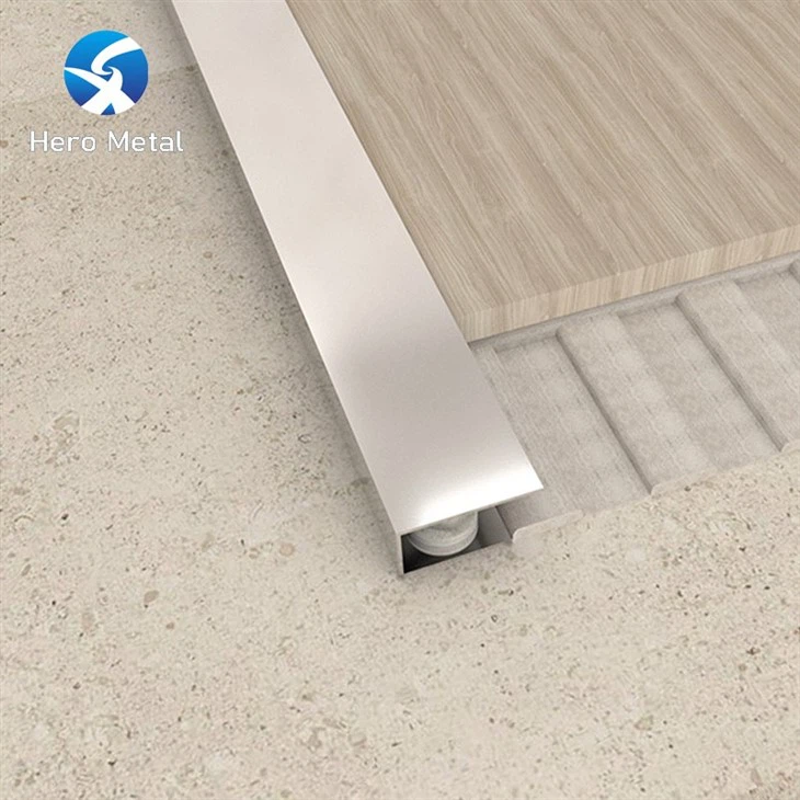 Aluminium-Fliesenleiste glänzend