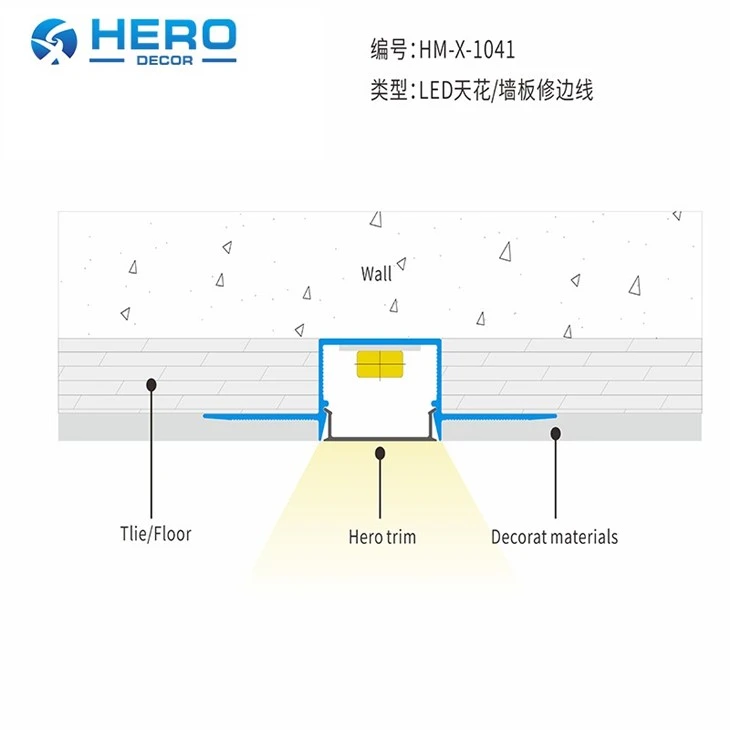 Tile Trim Led Profile factory