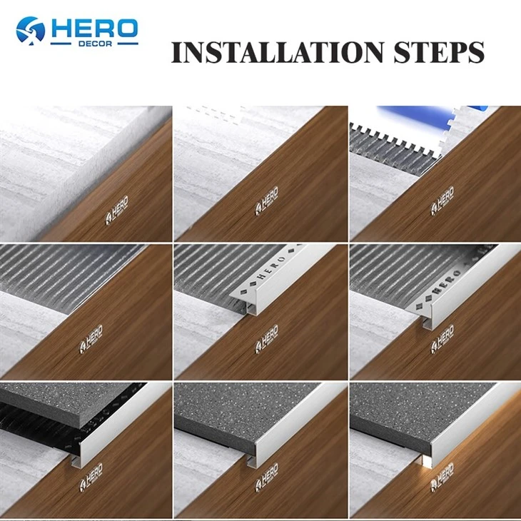 Tiled Stair Nosing Led Channel high quality